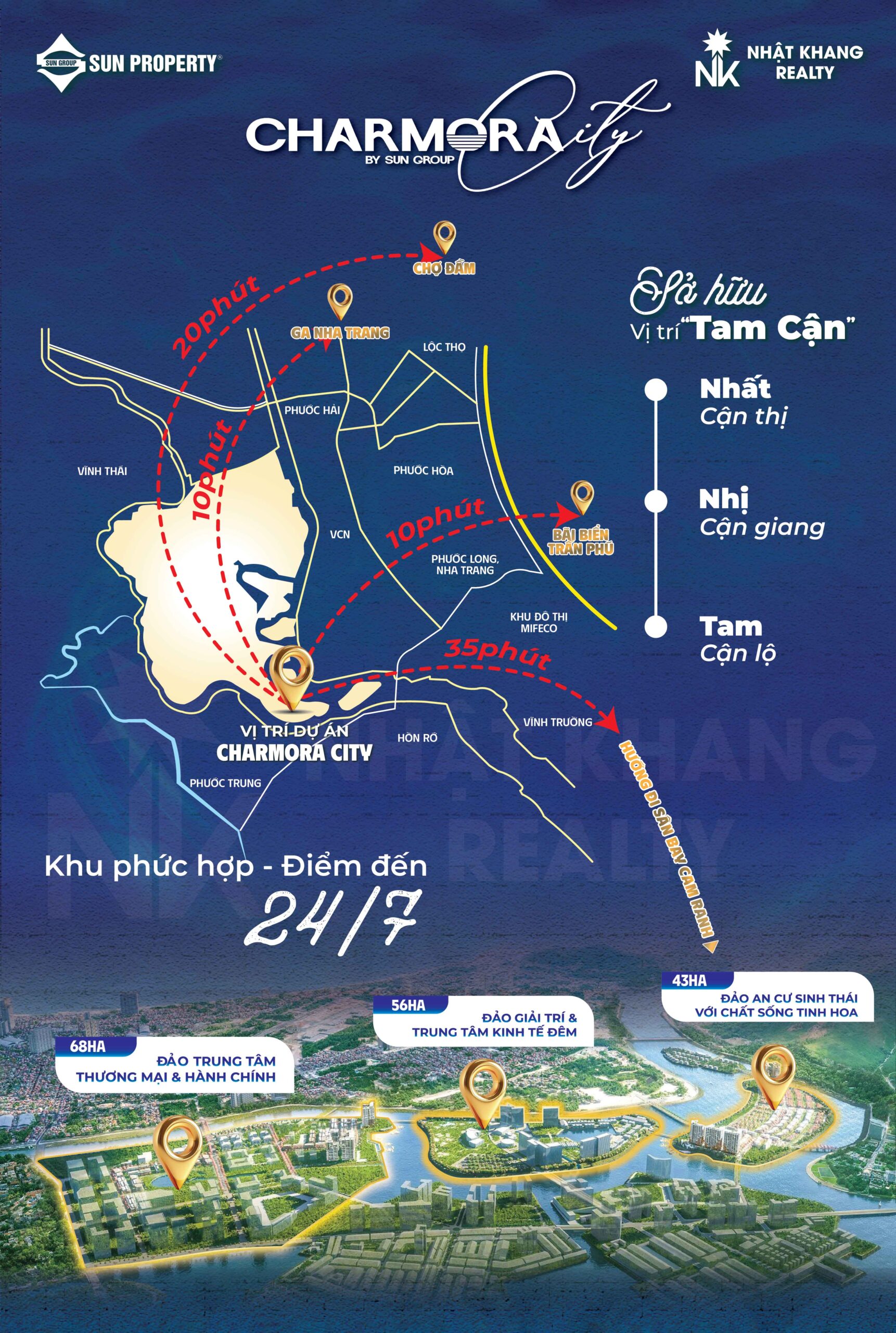 Vị trí Charmora City Nha Trang